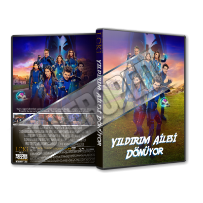 Yıldırım Ailesi Dönüyor - The Thundermans Return - 2024 Türkçe Dvd Cover Tasarımı
